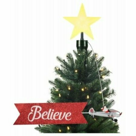 MR. CHRISTMAS Santa'S Biplane Topper 49356